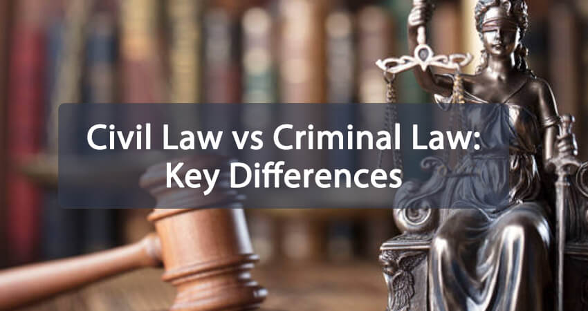 Civil Law vs Criminal Law: Key Differences